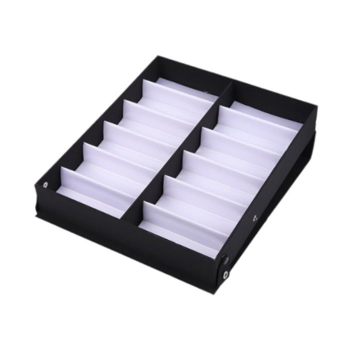 12 Slot Glasses Display Tray Sunglasses Organizer for Dresser Home Apartment