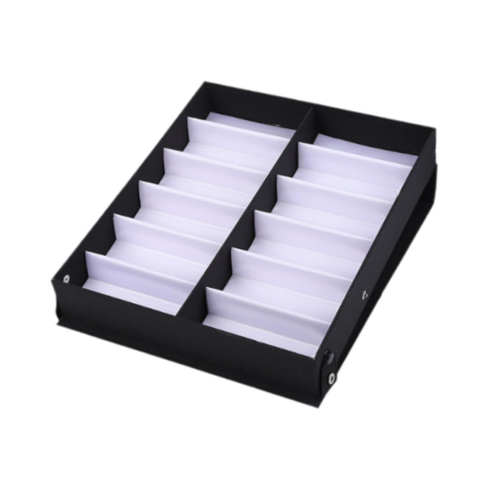 12 Slot Glasses Display Tray Sunglasses Organizer for Dresser Home Apartment