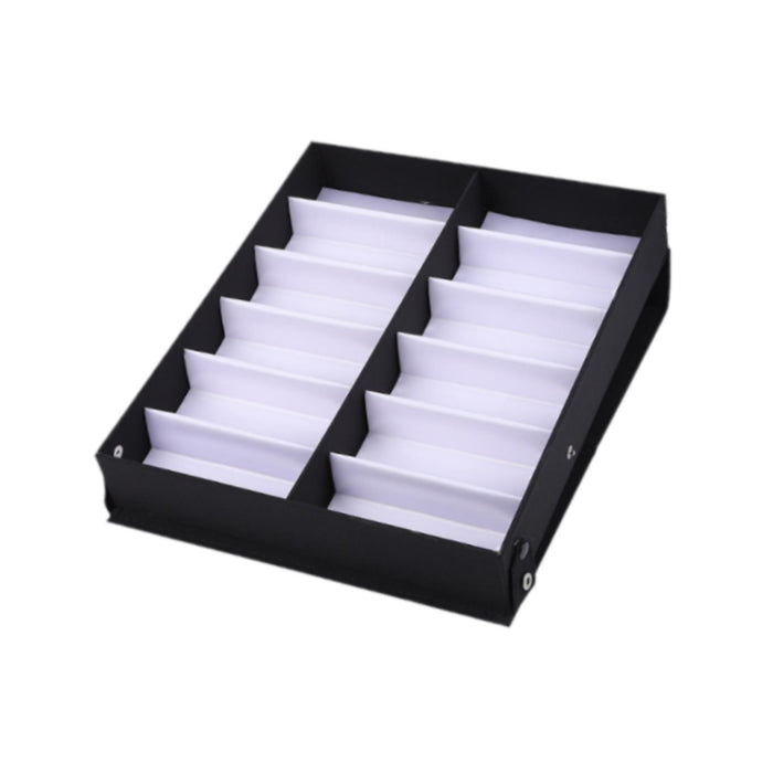 12 Slot Glasses Display Tray Sunglasses Organizer for Dresser Home Apartment