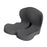 Crofta Seat Cushion Multiuse Portable Back Rest for Travel Mum and Dad Office Chair Light Gray