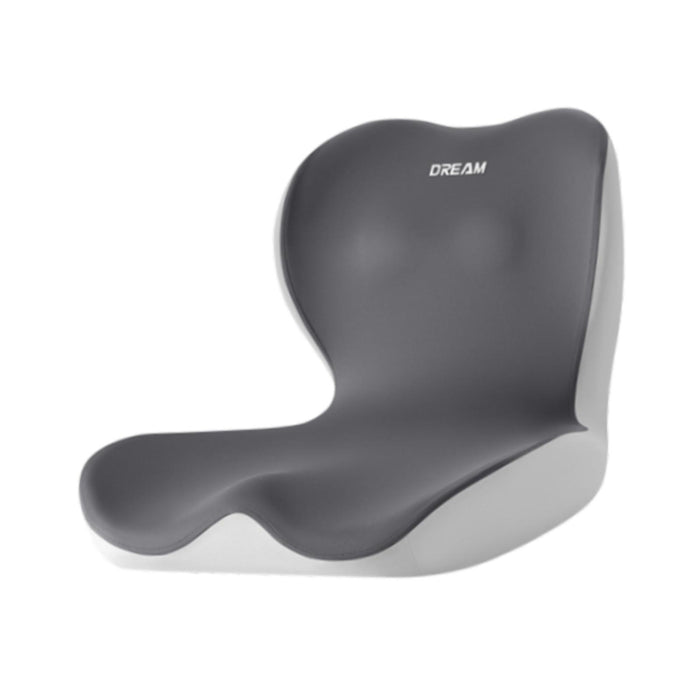 Crofta Memory Foam Seat Cushion Portable Back Rest for Gaming Chair recliner Office Gray