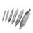 6pcs HSS Center Spotting Drill Bits Tool Center Combined Countersink Kit 60° High-speed Steel 1, 1.5, 2, 2.5, 3, 5mm