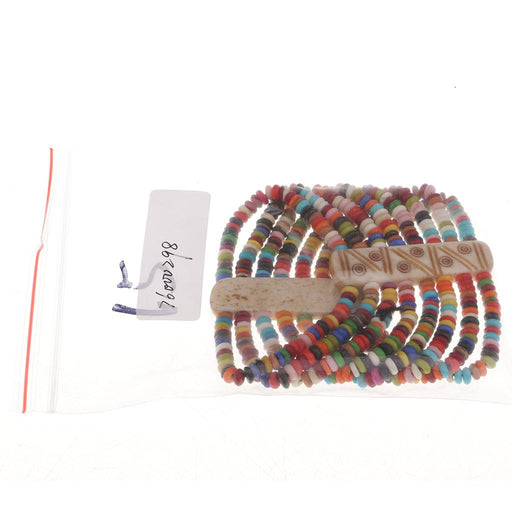 Crofta Woman Colorful Mini Shell Bracelet with Bone Wrist Ornament Creative Gift