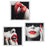 3Pcs Modern Art Oil Painting Canvas Picture Red Lips Wall Home Decor 40x40cm No Frame