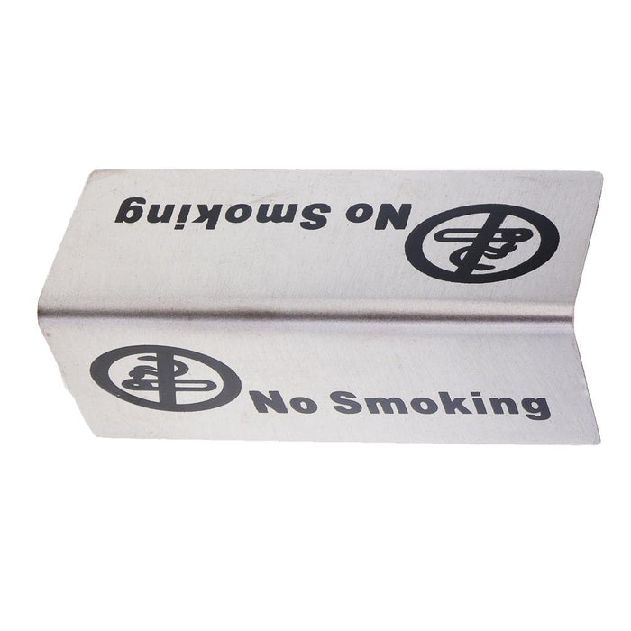 Crofta 100x 50mm Stainless Steel "No-smoking Signs /Reserved" Table Signs #1