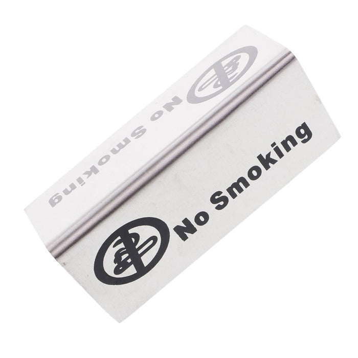 Crofta 100x 50mm Stainless Steel "No-smoking Signs /Reserved" Table Signs #1