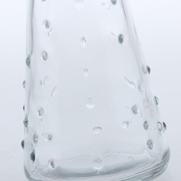 Crofta Creative Clear Glass Vase Dried Fresh Flower Vase Home Decor Raindrop