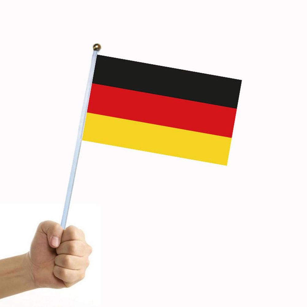 Crofta 12PCS Flag Flags Banner Hand Waving Flag National Pride Flag Germany