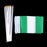 Crofta 12PCS Flag Flags Banner Hand Waving Flag National Pride Flag Nigeria