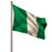 Crofta 12PCS Flag Flags Banner Hand Waving Flag National Pride Flag Nigeria