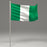 Crofta 12PCS Flag Flags Banner Hand Waving Flag National Pride Flag Nigeria