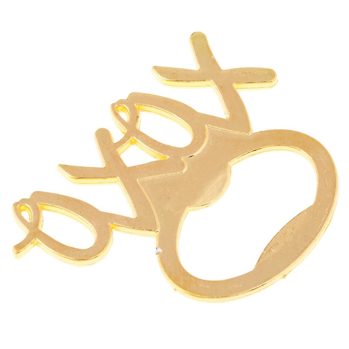 Crofta XO Gold Bottle Opener Favors Metal Wine Opener Wedding Favor Guest Gift