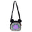 Crofta Yunnan Ethnic Flower Embroidery Ethnic Canvas Women Shoulder Bag Purple