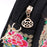 Crofta Yunnan Ethnic Flower Embroidery Ethnic Canvas Women Shoulder Bag Red