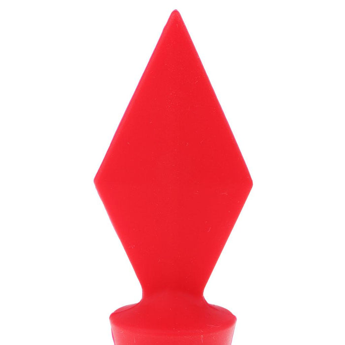 Crofta 1Pc Mini Creative Poker Silicone Wine Bottle Stopper Vacuum Home Bar Party B