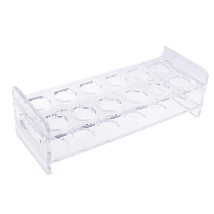 Crofta 12 Holes Liquor Cup Holders Bar Party Tools Wine Racks Acrylic Wine Racks