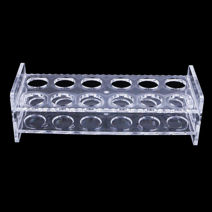 Crofta 12 Holes Liquor Cup Holders Bar Party Tools Wine Racks Acrylic Wine Racks