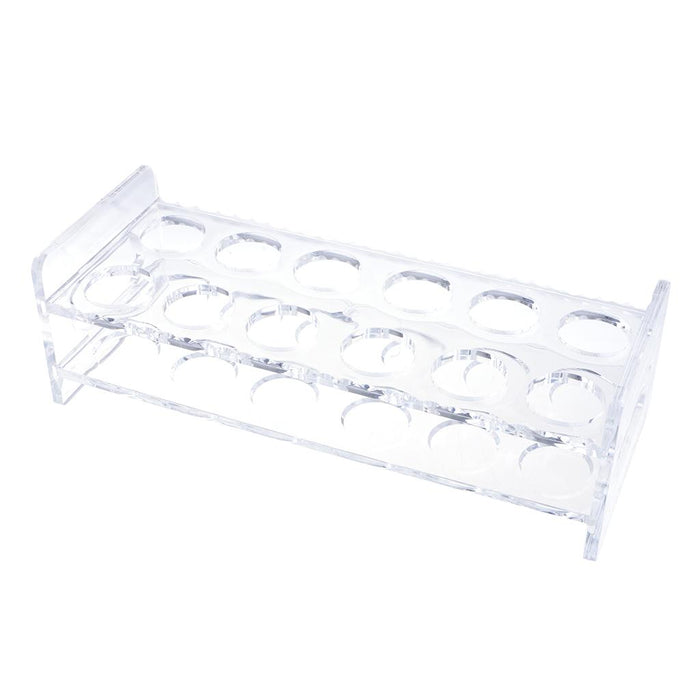 Crofta 12 Holes Liquor Cup Holders Bar Party Tools Wine Racks Acrylic Wine Racks