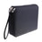 120 Slots PU Leather Pencil Case Portable Colored Pencil Holder Pen Bag Black