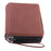 160 Slots PU Leather Pencil Case Portable Colored Pencil Holder Pen Bag Brown