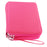 160 Slots PU Leather Pencil Case Portable Colored Pencil Holder Pen Bag Rose Red