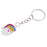 Crofta Woman Christmas Keychain Key Ring Phone Chain for Handbag Car Key Decor Santa 2