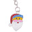 Crofta Woman Christmas Keychain Key Ring Phone Chain for Handbag Car Key Decor Santa 2