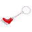 Crofta Woman Christmas Keychain Key Ring Phone Chain for Handbag Car Key Decor Christmas Boot