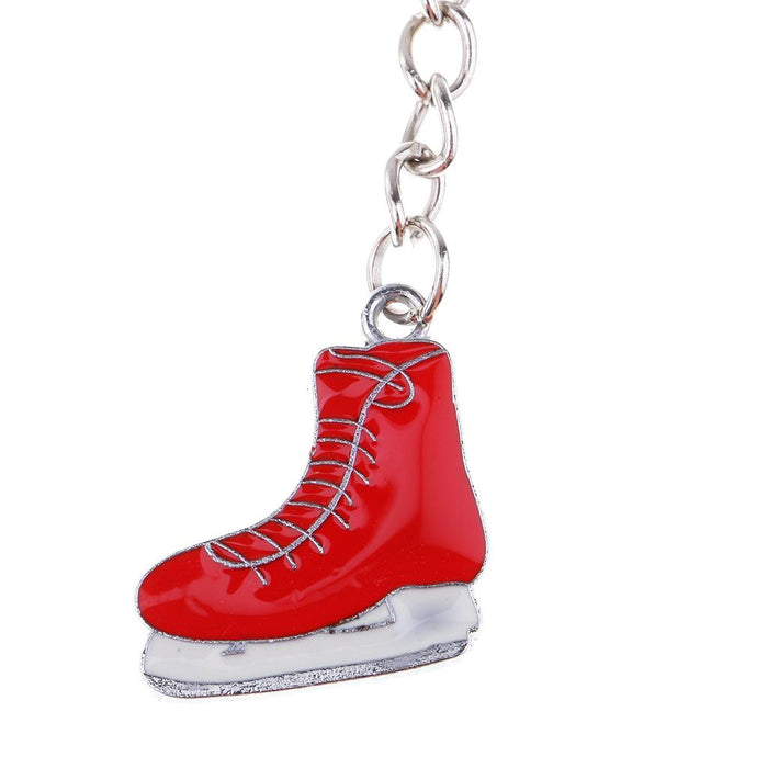 Crofta Woman Christmas Keychain Key Ring Phone Chain for Handbag Car Key Decor Christmas Boot