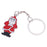 Crofta Woman Christmas Keychain Key Ring Phone Chain for Handbag Car Key Decor Santa 4