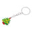 Crofta Woman Christmas Keychain Key Ring Phone Chain for Handbag Car Key Decor Christmas Tree