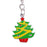 Crofta Woman Christmas Keychain Key Ring Phone Chain for Handbag Car Key Decor Christmas Tree