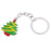 Crofta Woman Christmas Keychain Key Ring Phone Chain for Handbag Car Key Decor Christmas Tree