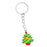 Crofta Woman Christmas Keychain Key Ring Phone Chain for Handbag Car Key Decor Christmas Tree