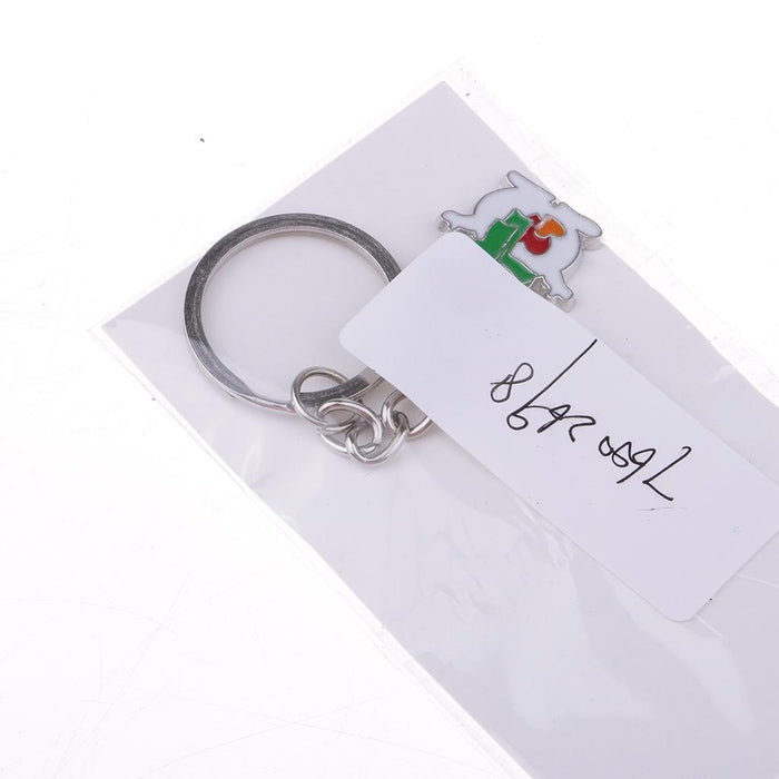 Crofta Woman Christmas Keychain Key Ring Phone Chain for Handbag Car Key Decor Snowman 2