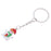 Crofta Woman Christmas Keychain Key Ring Phone Chain for Handbag Car Key Decor Snowman 2