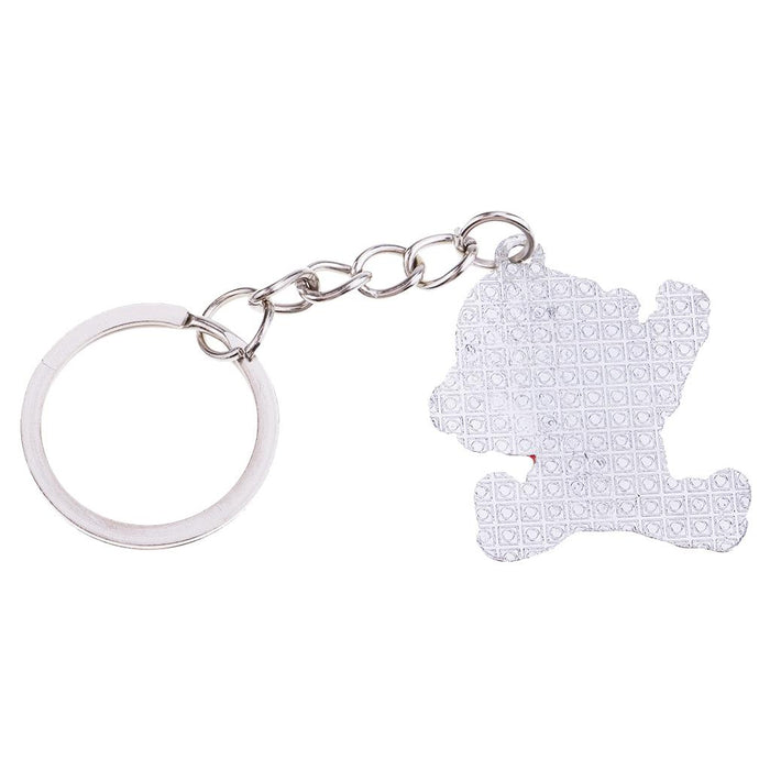 Crofta Woman Christmas Keychain Key Ring Phone Chain for Handbag Car Key Decor Santa 8