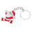 Crofta Woman Christmas Keychain Key Ring Phone Chain for Handbag Car Key Decor Santa 8