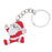 Crofta Woman Christmas Keychain Key Ring Phone Chain for Handbag Car Key Decor Santa 8