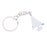 Crofta Woman Christmas Keychain Key Ring Phone Chain for Handbag Car Key Decor Christmas Tree 1