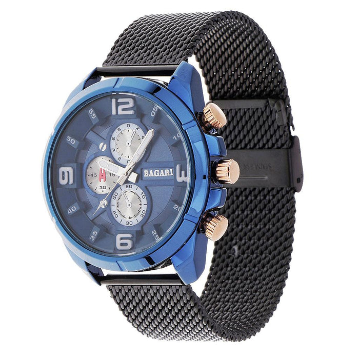 Crofta Watch BAGARI Sports Man Watch Quartz Wristwatch Fashion Watch for Men