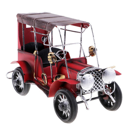 Crofta Vintage Car Music Box Classical Music Box Craft Gifts for Home Ornament Red