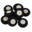 Crofta 10 Pieces Black Sponge Wheels Tire for RC Airplane Model Toy Diameter 50mm