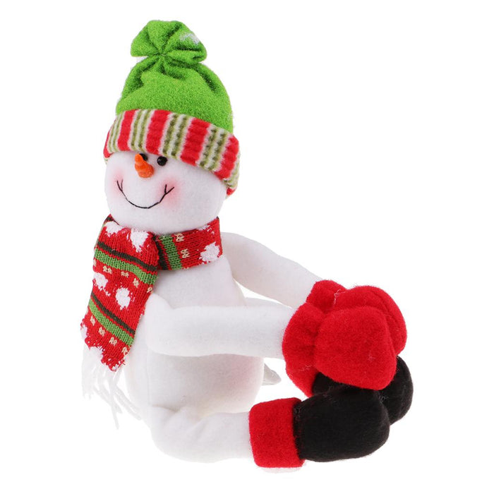 Crofta Wine Bottle Cover for Christmas Decor Dinner Table Party Snowman