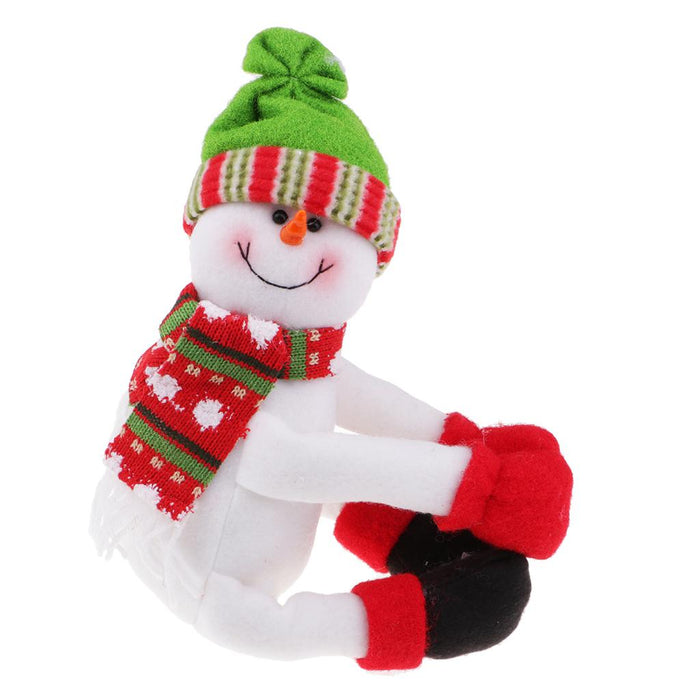 Crofta Wine Bottle Cover for Christmas Decor Dinner Table Party Snowman