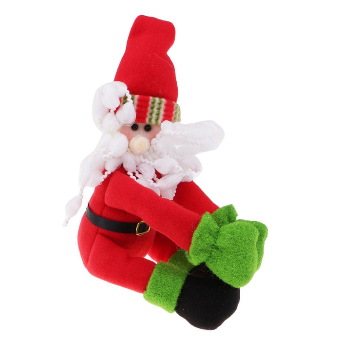 Crofta Wine Bottle Cover for Christmas Decor Dinner Table Party Santa Claus