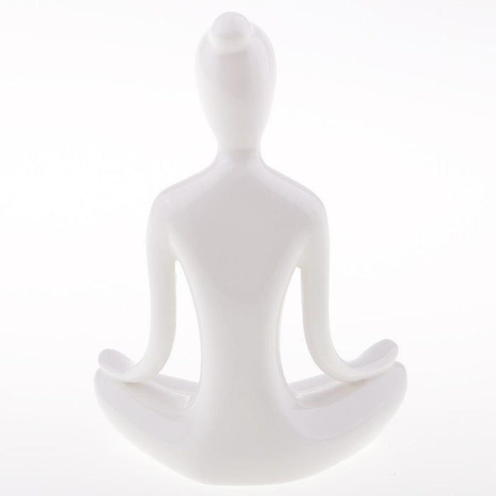 Crofta Yoga Pose Yoga Figurine Statue Meditation Yoga Collection Gifts for Collection Lovers