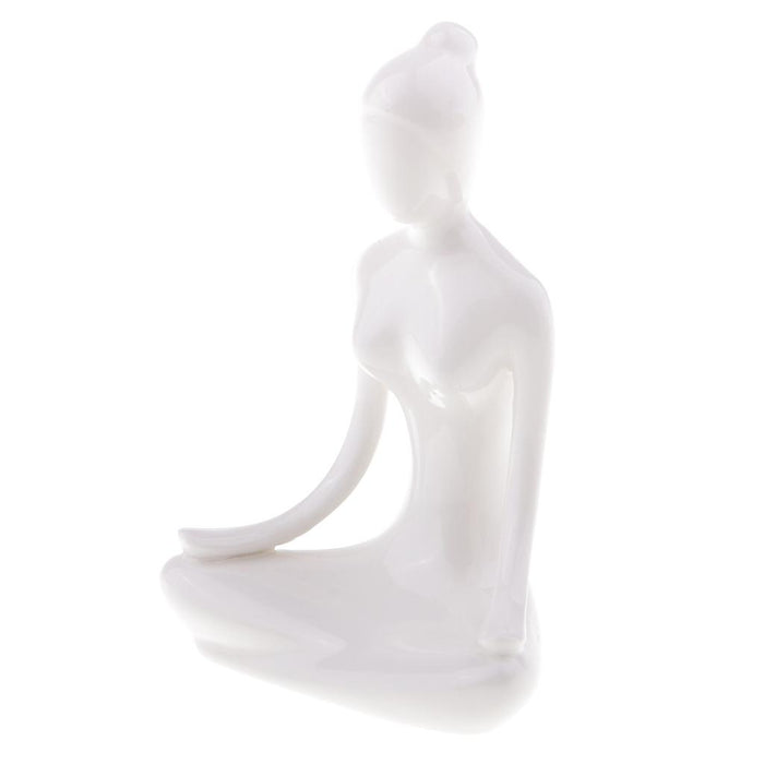 Crofta Yoga Pose Yoga Figurine Statue Meditation Yoga Collection Gifts for Collection Lovers