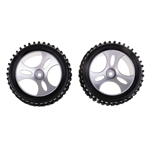 2pcs Plastic Wheel Tires Tyres for WLtoys A959 1/18 RC Buggy Car Spare Parts