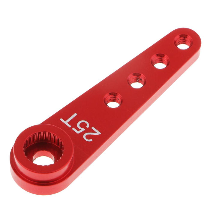 37mm 25T Steering Servo Arm Horn M2.5 Hole For RC Car Boat Futaba  Red